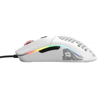 4. GLORIOUS PC MOUSE RACE MODEL O- GAMING WHITE MATTE