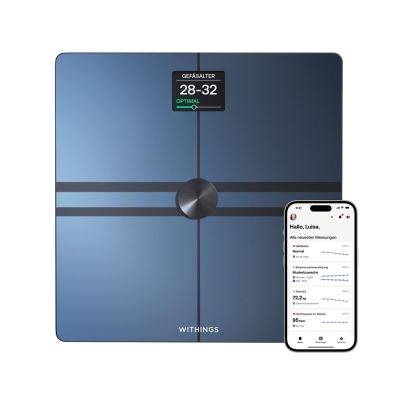 4. Withings Body Comp Electronic Personal Scale, 200 kg, 50 g, 5 kg, kg, lb