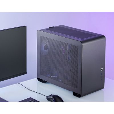 16. Jonsbo U4 Mini Mesh Micro-ATX Case - Black