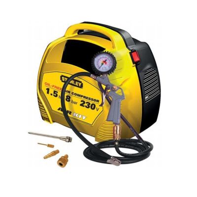 17. OIL-FREE COMPRESSOR AIR KIT OL 195 1.1KW 8 BAR STANLEY 8215190STN595