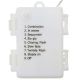 4. SNOWFLAKE DECORATIVE HANGING 40LED WHITE