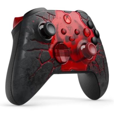 3. Microsoft XBOX Wireless Controller - Gears of War: E-Day Limited Edition Black, Red Bluetooth Gamepad Analog/Digital Xbox Series S, Xbox Series X, Android, PC, iOS