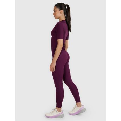 4. Women's slim quick-drying training T-shirt 4F 4FWAW25TFTSF1518-50S