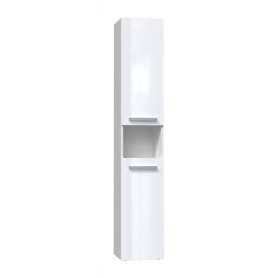NEL III bathroom cabinet 31x30xH174 glossy white
