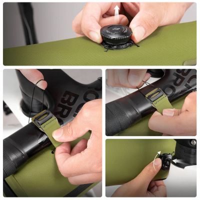 7. Rockbros AS-145 ROAD TO SKY handlebar bicycle bag, waterproof, 2 l - green