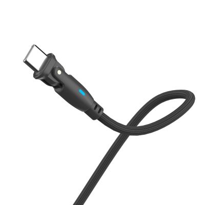 6. 3mk Hyper Cable N-SERIES USB-C / USB-C 1m PD 3.0 QC 3.0 20V / 5A 100W - black