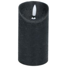 DECORATIVE CANDLE 70x130MM LED WAX BLACK