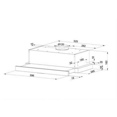 3. MAAN Corona 2 Touch 60 telescopic hood black (touch control)