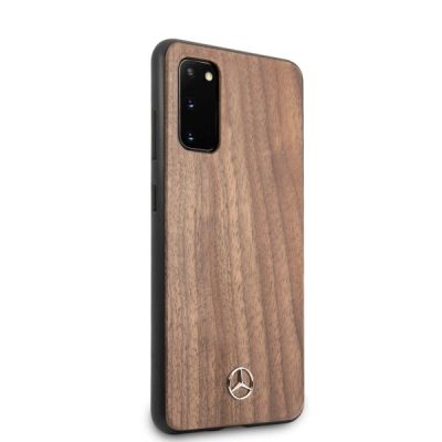 5. Mercedes Wood Line Walnut Case for Samsung Galaxy S20 - Brown