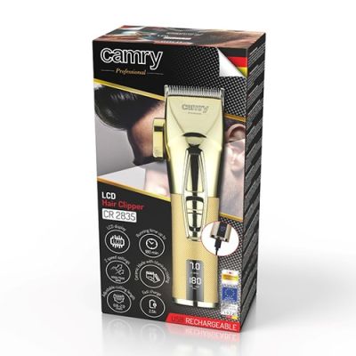 Professional hair clipper with LCD display