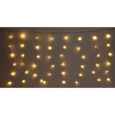 10. CHRISTMAS TREE LIGHTS LIGHT CURTAIN OUTSIDE/INTERNAL 400 LED WW 200X200CM WITH REMOTE CONTROL WARM WHITE