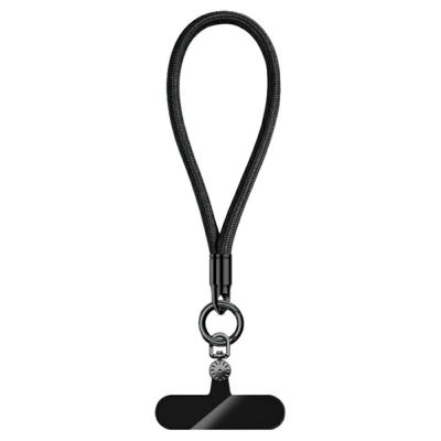 7mm Wrist Strap with Swivel Buckle and Mounting Plate - Black