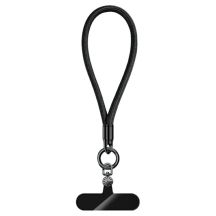 7mm Wrist Strap with Swivel Buckle and Mounting Plate - Black