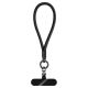 7mm Wrist Strap with Swivel Buckle and Mounting Plate - Black
