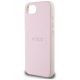 6. Guess Grained Ring MagSafe iPhone 16e Case - Pink