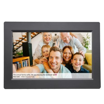 7. Denver PFF-1015B Digital Photo Frame Black 25.6 cm (10.1") Touchscreen Wi-Fi