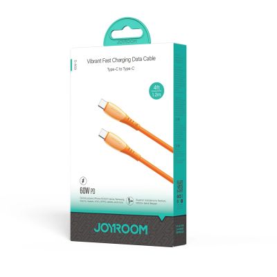 7. Joyroom S-A59 Vibrant Series 60W USB-C - USB-C Cable 1.2m - Orange
