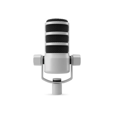 7. RODE PodMic White - Dynamic Podcast Microphone