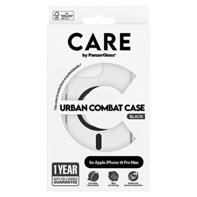 4. CARE by PanzerGlass Flagship Case iPhone 16 Pro Max 6.9" black/black MagSafe 1348