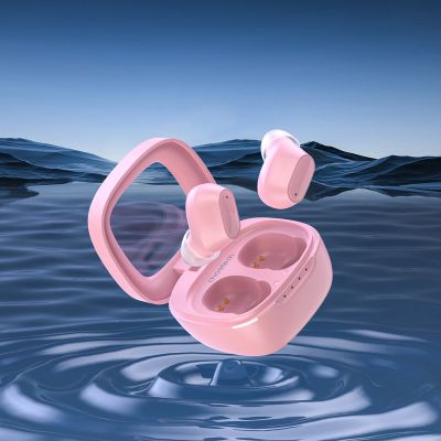 3. Choetech MEMS wireless TWS Bluetooth 5.3 headphones - pink