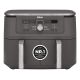 25. Ninja DZ400EU Deep Fryer Double 9.5L Autonomous 2470W Hot Air Fryer Gray