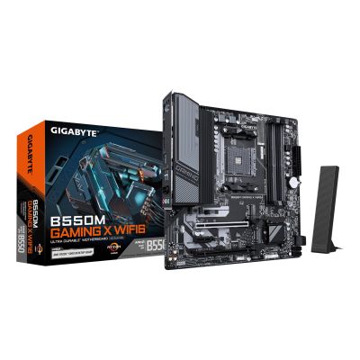 5. Gigabyte B550M GAMING X WIFI6 motherboard (B550, AM4, mATX, DDR4)