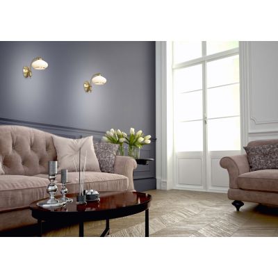 2. Classic single-light Activejet RITA wall lamp, patina, E27, for the living room