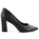 11. Black pumps with pointed toe, black Sergio Leone PB216
