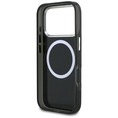 7. Karl Lagerfeld IML KL Monogram MagSafe Case for iPhone 17 Pro - Black