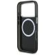 7. Karl Lagerfeld IML KL Monogram MagSafe Case for iPhone 17 Pro - Black