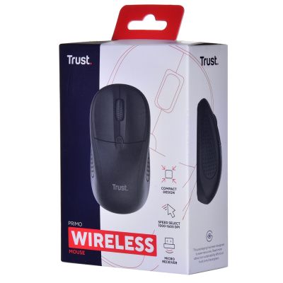 12. TRUST Primo Wireless Mouse, matt black