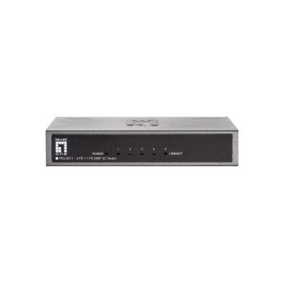4. LevelOne FE 5-port 1xSC MM 100Mbps switch