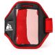 Meteor black and red armband with pocket 23772