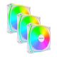 7. Montech AX120 PRO Computer Case Fan 12 cm White 3 pcs.