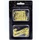 4. METAL HOOKS FOR BALLS 150 PCS GOLD