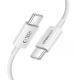 4. Tech-Protect Ultraboost Lite USB-C / USB-C 60W / 3A 50 cm Cable - White