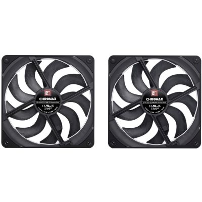 2. NOCTUA 140 mm Fan NF-A14x25 G2 PWM Sx2 PP chromax black