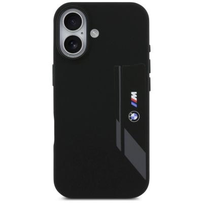 3. BMW M Silicon Vertical Logo MagSafe Case for iPhone 17 - Black