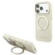 Guess Ring Stand 360 Grained Classic Logo MagSafe case for iPhone 18 Pro Max / 17 Pro Max - beige