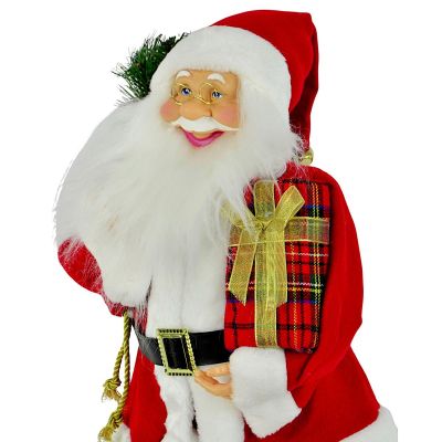 5. DECORATIVE SANTA CLAUS 60 CM MICA RED