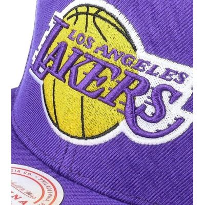 6. Mitchell & Ness NBA Los Angeles Lakers Top Spot Snapback Hwc Lakers Cap HHSS3256-LALYYPPPPURP
