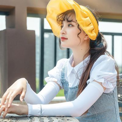 10. Rockbros XT9002W cycling sleeves - white (2 pcs.)