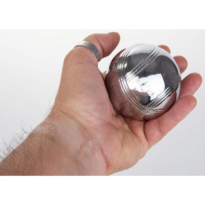 13. 8-PIECE PETANQUE BALLS - BOULE PETANQUE ALUMINUM SUITCASE ENERO