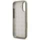 7. Guess Silicone Big 4G Script Case for iPhone 17 - Brown