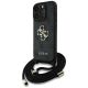 Guess 4G Big Logo Cord Stap Crossbody Case for iPhone 16 Pro Max black