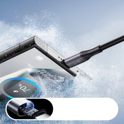 6. Joyroom S-A28 Flash Series 3A USB-A - USB-C cable 2m - black