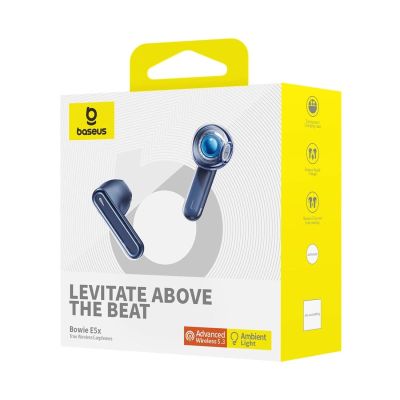 12. Baseus Bowie E5x TWS Wireless Headphones - Blue