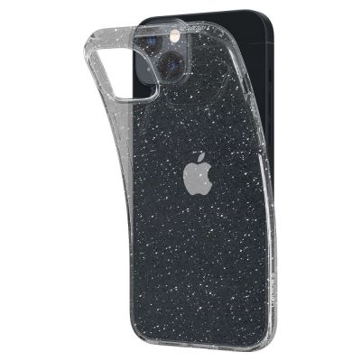 11. Spigen Liquid Crystal iPhone 14 Plus Case - Clear Glitter