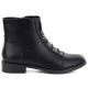 2. Women's black flat ankle boots M.Daszyński SA62-126