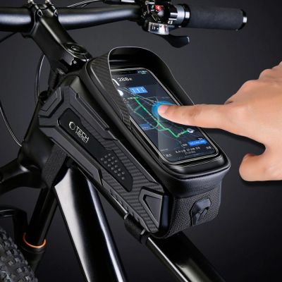 3. Tech-Protect V2 Bike Bag with Phone Space 1.2l - Black